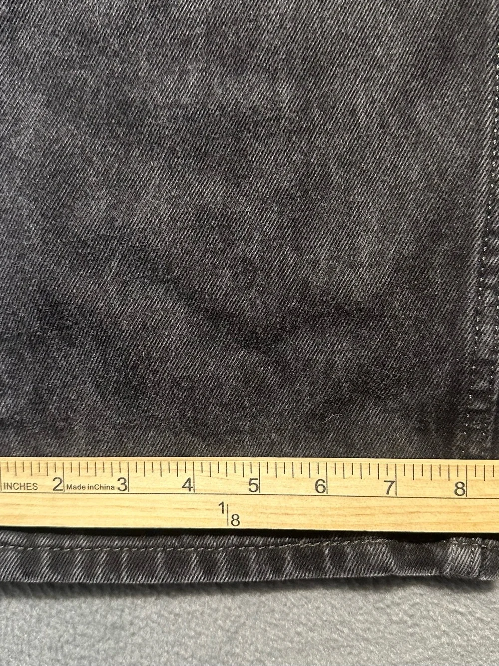 Levi’s 505 Mens 38X32 Regular Fit Jeans Black Straight Leg Denim